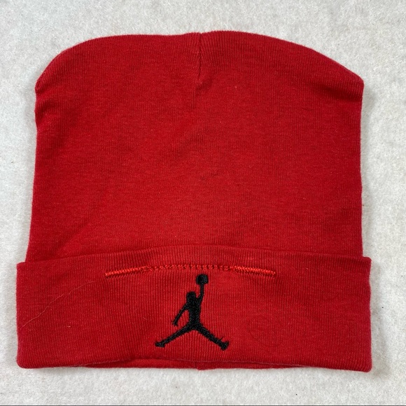 Michael Jordan Beanie Hat 0-6 Months beanie cap Unisex Red cap - Picture 5 of 5